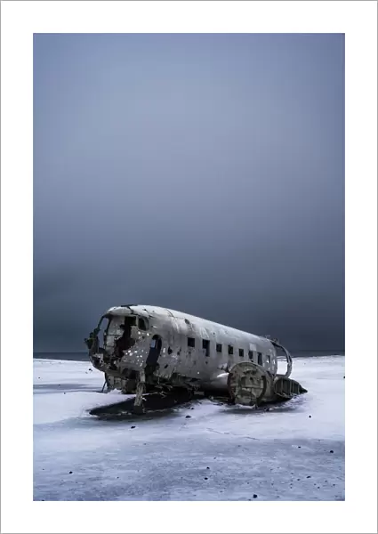 US Navy plane wreckage, Solheimasandur, South Iceland, Iceland, Europe