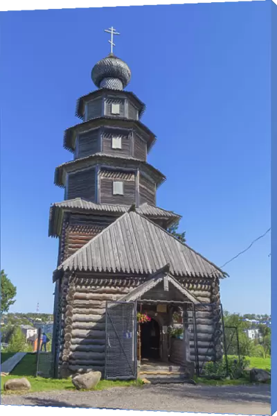 Our Lady of Tikhvin wooden church, 1717, Torzhok, Tver region, Russia