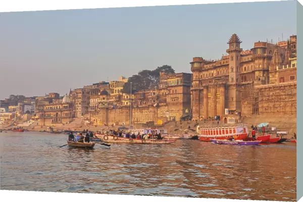Cityscape from Ganges, Varanasi, Uttar Pradesh, India