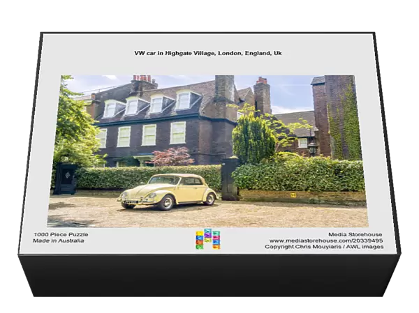 VW car in Highgate Village, London, England, Uk