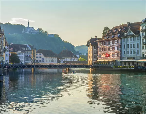 River Reuss at Lucerne, canton Lucerne, Switzerland
