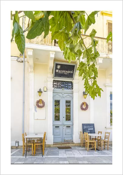 Cafe door, Paphos, Cyprus