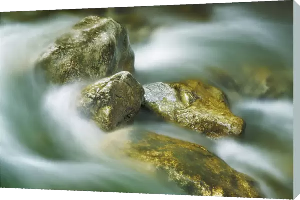 Brook with rocks - Austria, Upper Austria, Kirchdorf an der Krems, Spital am Pyhrn