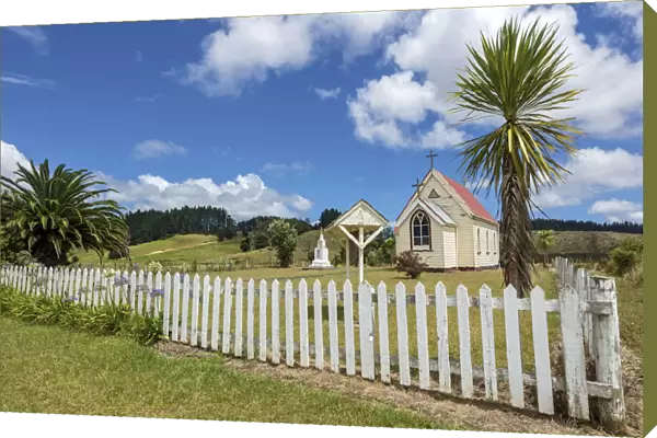 New Zealand, North Island, Mamaranui village, St. Marys Anglican Church