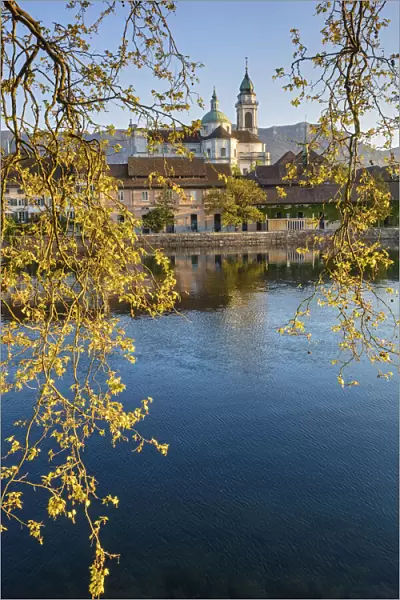 Switzerland, Canton of Solothurn, Solothurn city, Aare river
