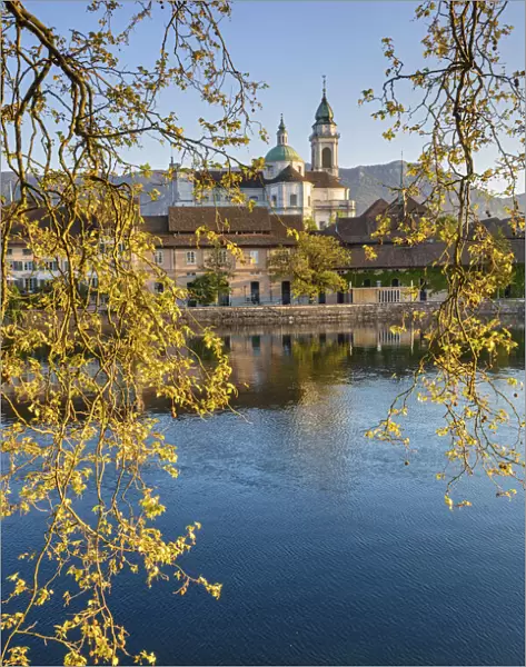Switzerland, Canton of Solothurn, Solothurn city, Aare river