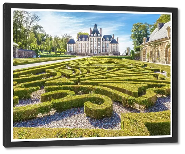 Baroque Park and Chateau Balleroy, Calvados, Normandy, France