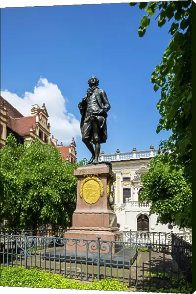 Statue of Goethe, Leipzig, Saxony, Germany