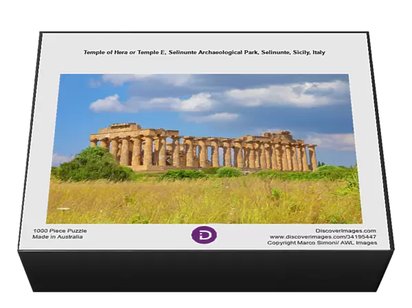 Temple of Hera or Temple E, Selinunte Archaeological Park, Selinunte, Sicily, Italy