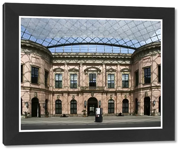 The Zeughaus (old arsenal) of Berlin is the oldest structure on the Unter den Linden