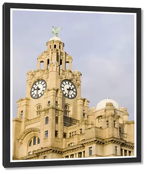 The 3 Liver building in Liverpool UK