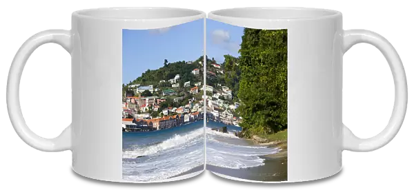 20096371. West Indies Grenada St George The hillside buildings