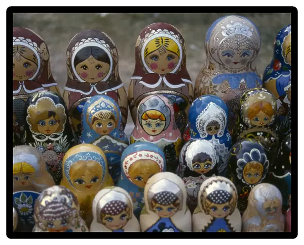 20054289. BULGARIA Sofia Russian Dolls on a market stall