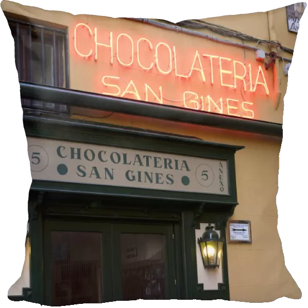 Spain, Madrid, Chocolateria San Gines