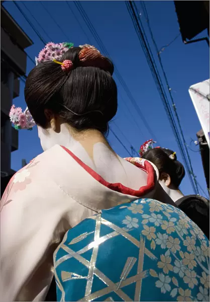 JAPAN 16. Japan /  Kyoto /  Gion area the neighbourhood where Geishas live, study and perform.