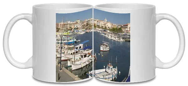 20064983. SPAIN Balearic Islands Majorca The harbour at Cala Ratjada. Mallorca