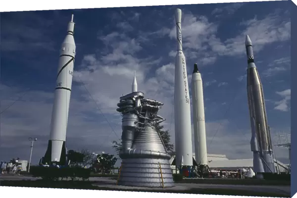 20079901. USA Florida Kennedy Space Centre. Rocket Garden Center