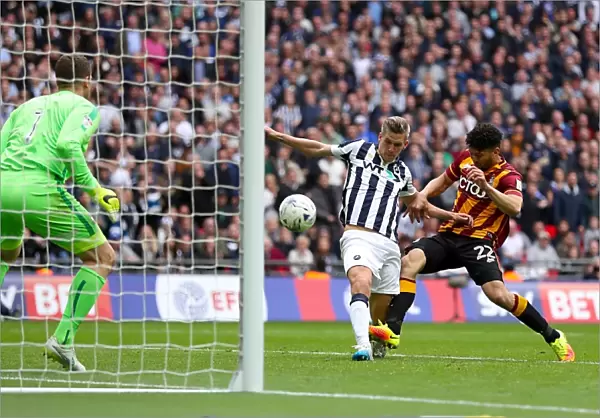 Steve Morison Scores First Goal for Millwall in Sky Bet League One Play-Off Final at Wembley Stadium