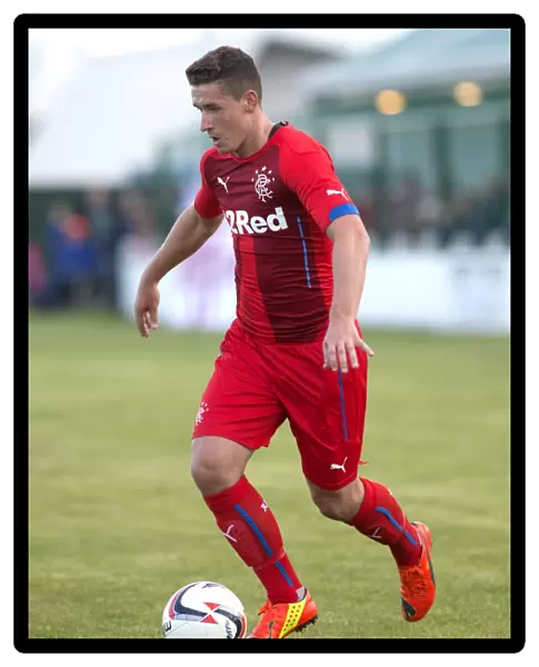 Rangers Fraser Aird in Action: Scottish Soccer Thriller at Victoria Park vs Buckie Thistle (Scottish Cup Winners 2003)