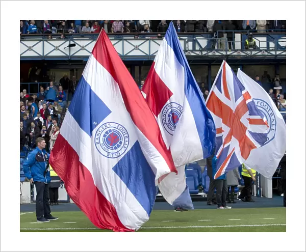 Rangers Football Club: Glory Days - Rangers vs Raith Rovers at Ibrox Stadium (2003) - Scottish Cup Winning Flag Bearers
