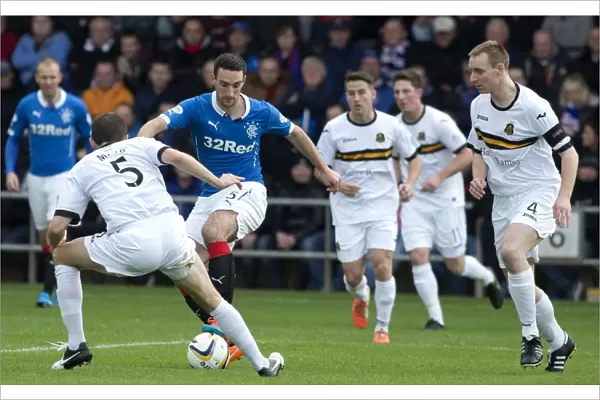Intense Clash in the SPFL Championship: Lee Wallace vs Lee Mair at The Bet Butler Stadium