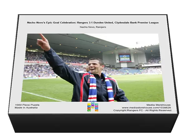 Nacho Novo's Epic Goal Celebration: Rangers 3-1 Dundee United, Clydesdale Bank Premier League