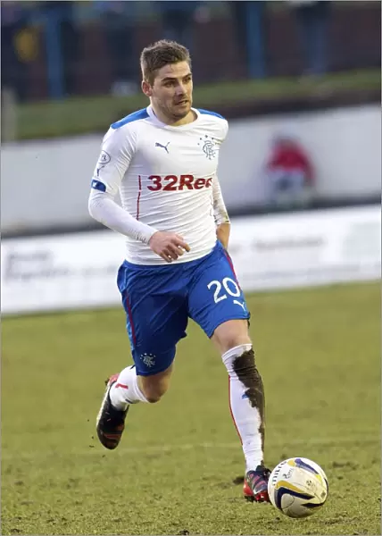 Rangers Kyle Hutton in Action at Central Park: Scottish Championship Match (2003)