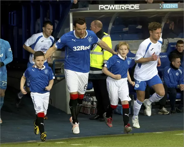 Rangers Football Club: Lee McCulloch and Mascots Lead the Charge at Ibrox Stadium - Scottish Championship Win (2003)