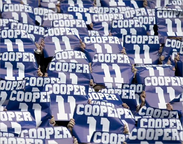 Rangers Fans Honor Davie Cooper: A Memoriam Moment at Ibrox Stadium (Scottish Cup Victory 2003)