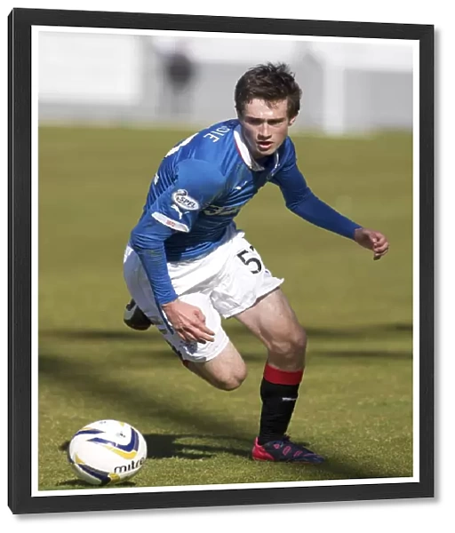 Rangers Ryan Hardie Scores the Winning Goal in Scottish Championship Match at Dumbarton