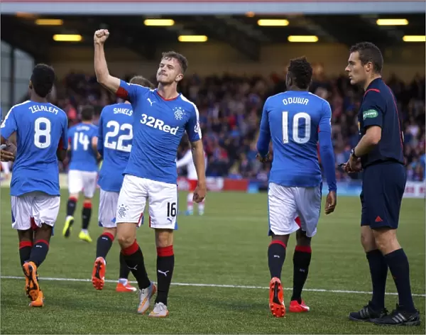 Andy Halliday's Dramatic League Cup Goal for Rangers at Airdrieonians Excelsior Stadium