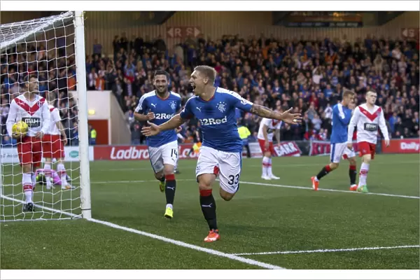 Martyn Waghorn's Dramatic League Cup Goal: Airdrieonians vs Rangers at Excelsior Stadium