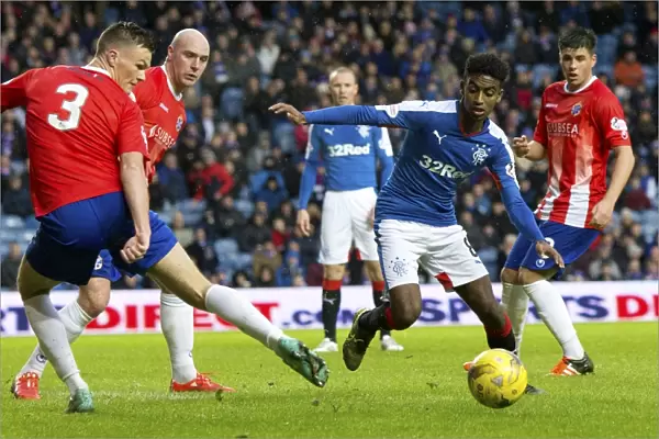 Gedion Zelalem in Action: Rangers vs Cowdenbeath at Ibrox Stadium - Scottish Cup Round 4 (Scottish Cup Winners 2003)