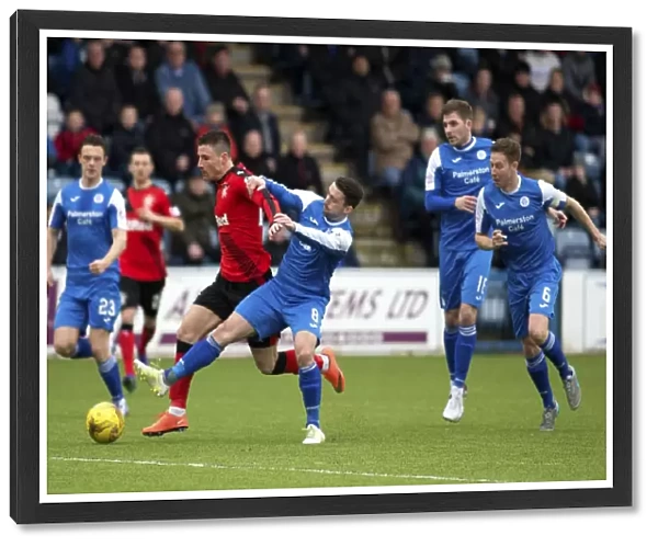 Rangers Michael O'Halloran in Action Against Queen of the South at Palmerston Park - Ladbrokes Championship