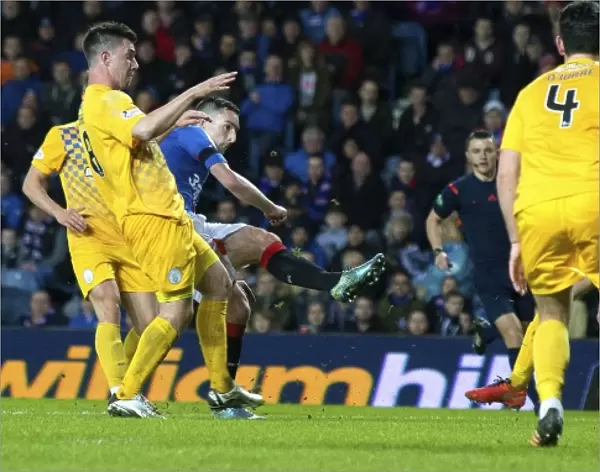 Lee Wallace's Thrilling Winning Goal: Rangers Secures Victory Against Greenock Morton at Ibrox Stadium