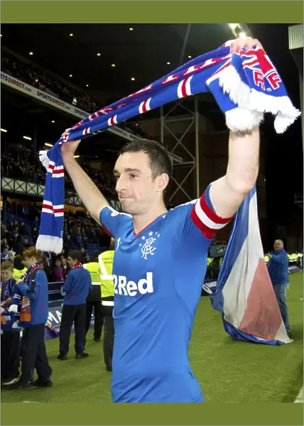 Glasgow Rangers: Lee Wallace Leads Championship Victory Celebrations at Ibrox Stadium