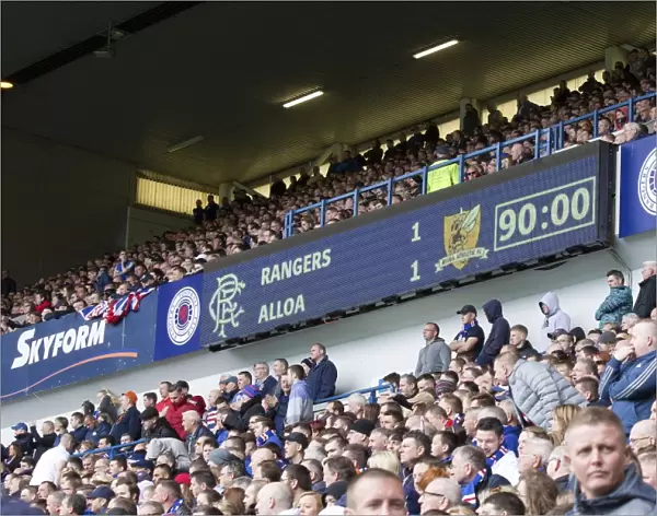 Rangers vs Alloa Athletic: Ibrox Stadium - Championship Match Scoreboard (Scottish Cup Triumph, 2003)