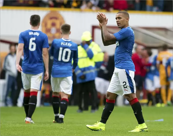 Rangers Tavernier in Action: Betfred Cup Clash at Fir Park vs. Motherwell