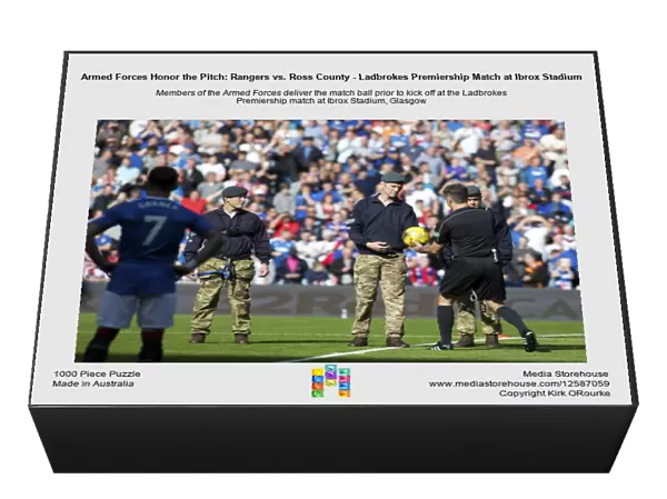 Armed Forces Honor the Pitch: Rangers vs. Ross County - Ladbrokes Premiership Match at Ibrox Stadium