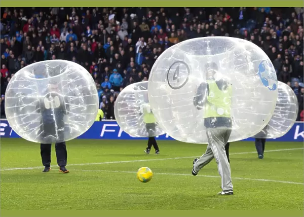 Rangers vs Dundee: Bubble Football Halftime Show, Ladbrokes Premiership, Ibrox Stadium