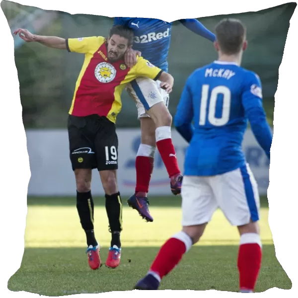 Andy Halliday Wins Aerial Battle: Rangers vs Partick Thistle at Firhill Stadium