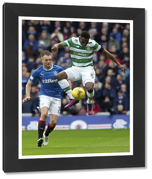 Clash at Ibrox: Rangers Clint Hill Chases Celtic's Moussa Dembele