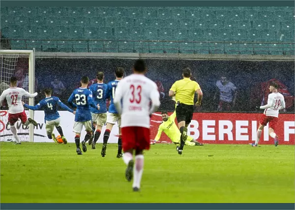 Oliver Burke Scores for Rangers: A Goal for the Scottish Cup Champions Against RB Leipzig at Red Bull Arena