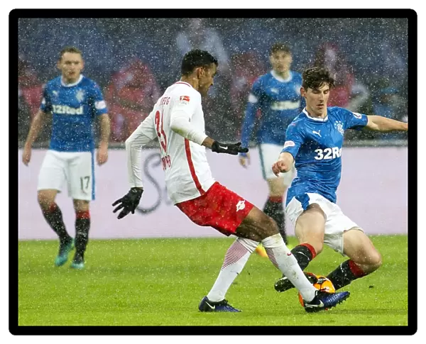 Rangers Emerson Hyndman vs. RB Leipzig's Marvin Compper: A Clash at Red Bull Arena