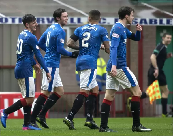 Rangers: Emerson Hyndman's Thrilling Goal Celebration vs Motherwell, Ladbrokes Premiership
