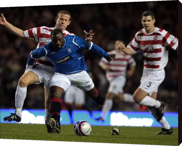 Rangers Darcheville Holds Off Swailes: 2-0 Victory in CIS Insurance Cup Quarterfinals at Ibrox Stadium