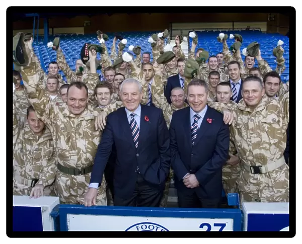 Rangers Football Club: Homecoming of Scottish Soldiers - Glorious 5-0 Victory at Ibrox Stadium