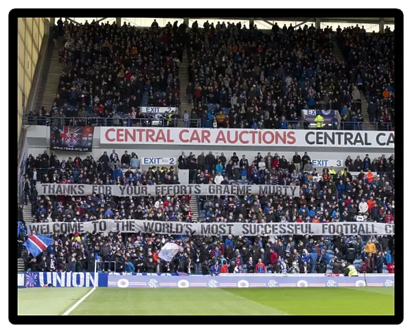 Rangers Faithful Unite: A Message of Support for Graeme Murty and Pedro Caixinha at Ibrox Stadium