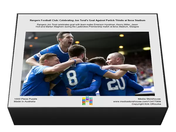 Rangers Football Club: Celebrating Jon Toral's Goal Against Partick Thistle at Ibrox Stadium