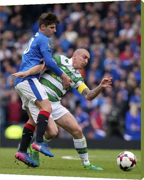 Rangers vs Celtic Showdown: Emerson Hyndman vs Scott Brown - William Hill Scottish Cup Semi-Final Clash at Hampden Park